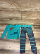 Just One You 2pc Dinosaur Pajama Set Blue sz 5T