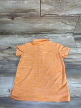 All In Motion Striped Polo Shirt Orange sz 4-5T