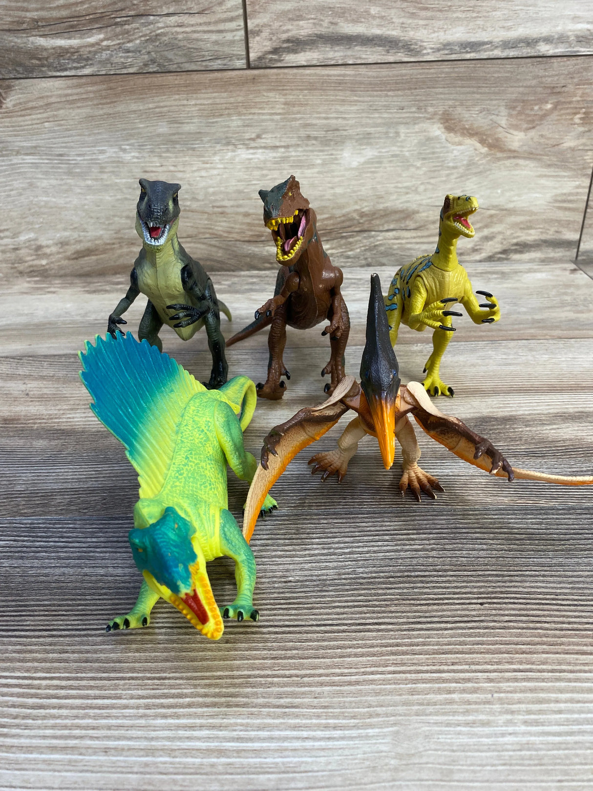 Kid Galaxy Dinosaur 5pk Posable Action Figures