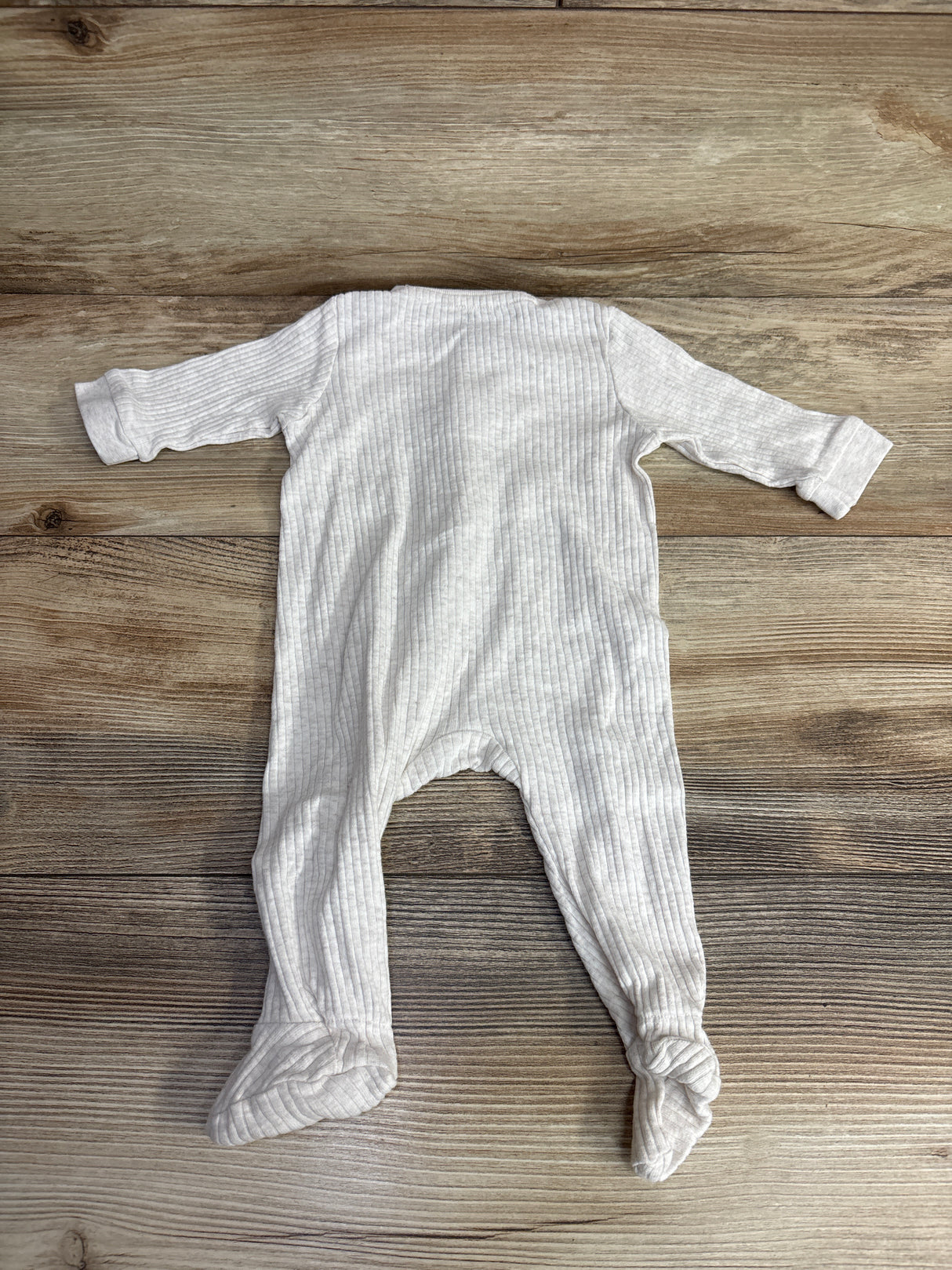 H&M Organic Ribbed Sleeper Ivory sz 3m