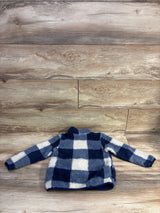 Carter's Sherpa Quarter-Zip Pullover Sweatshirt Blue sz 3T