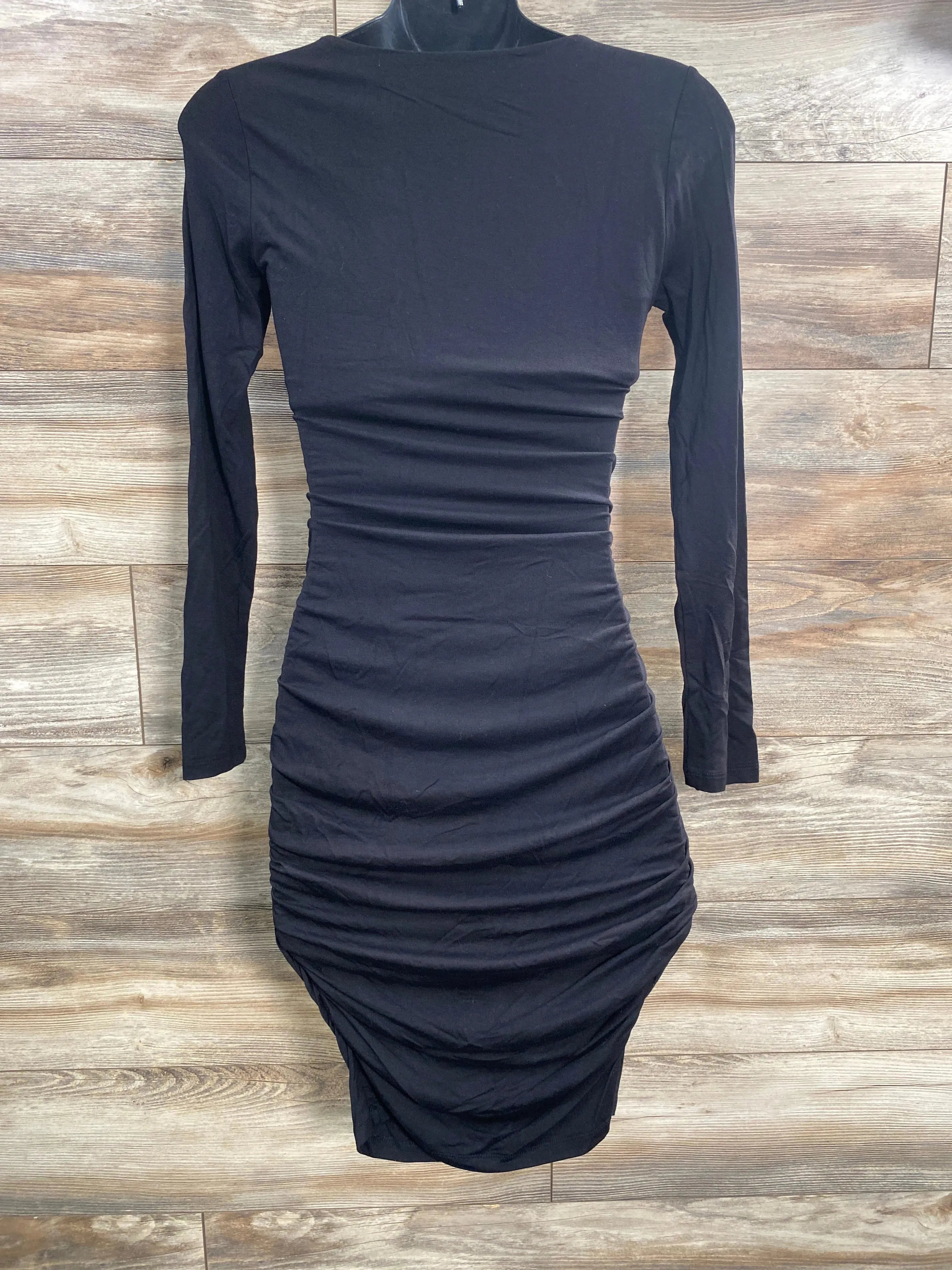 Me N Mommy to Be A Pea in The Pod Maternity Bodycon Dress Black Sz Xs