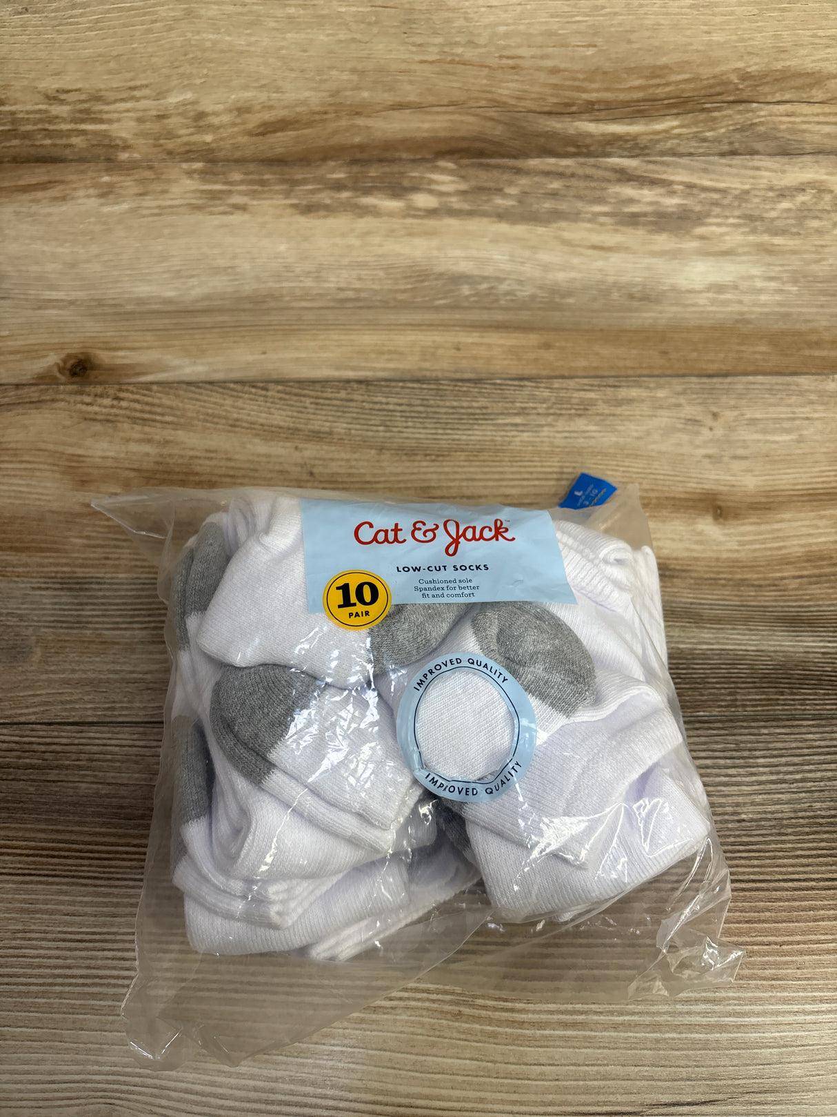 NEW Cat & Jack Low Cut Socks 10pk sz 3-10Y