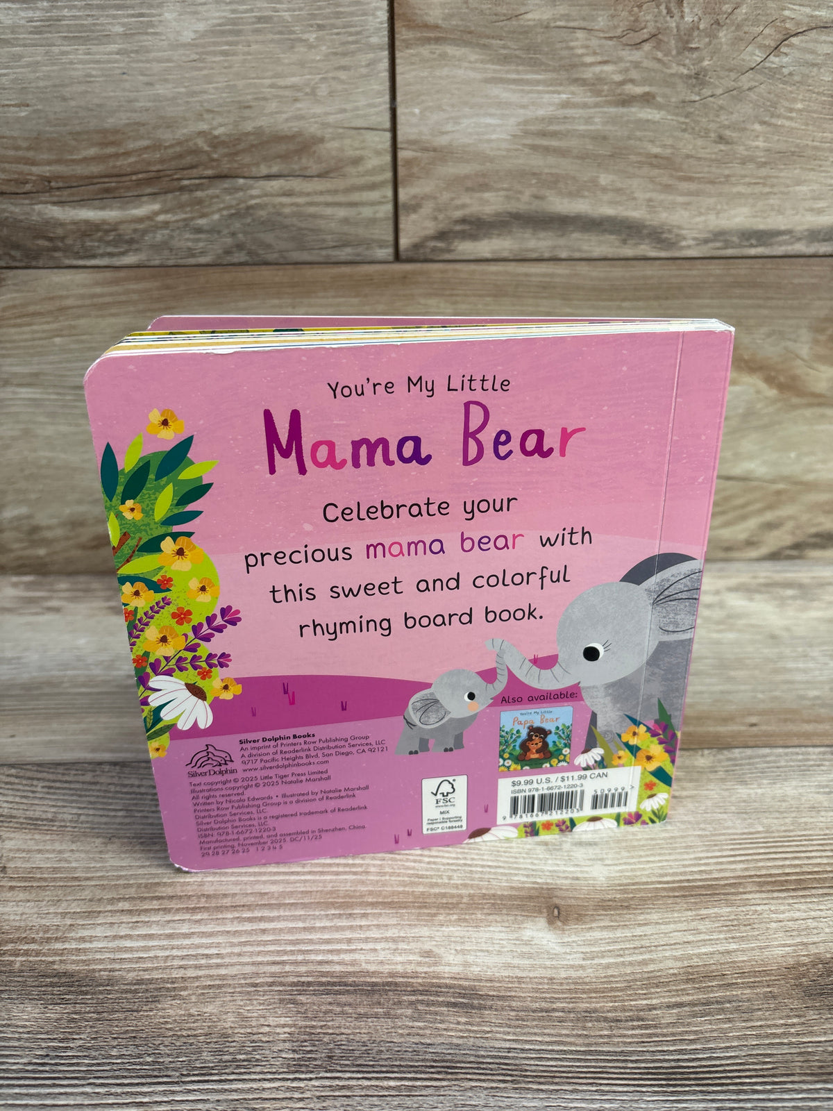 You're My Little Mama Bear Board Book
