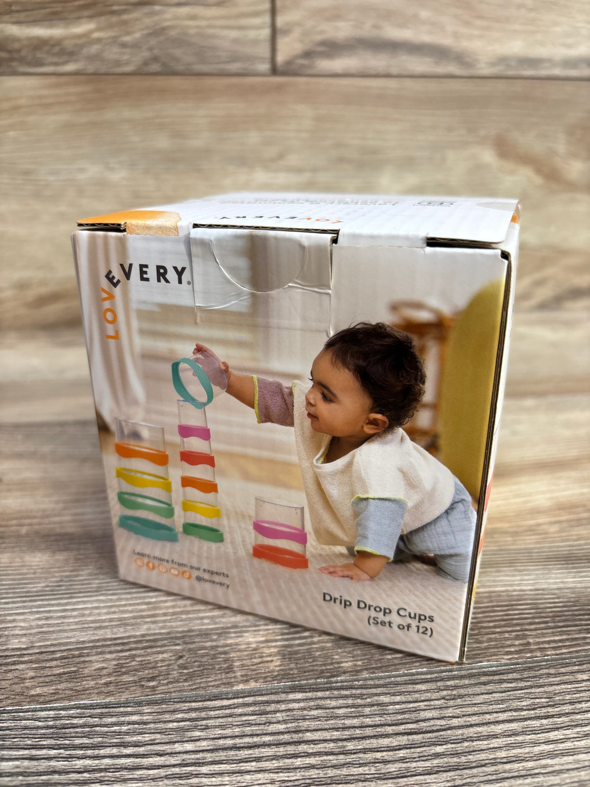 NEW Lovevery Nesting Stacking Drip Drop Cups