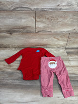 NEW Carter's My First Christmas Bodysuit & Bottoms Set Red sz 6m