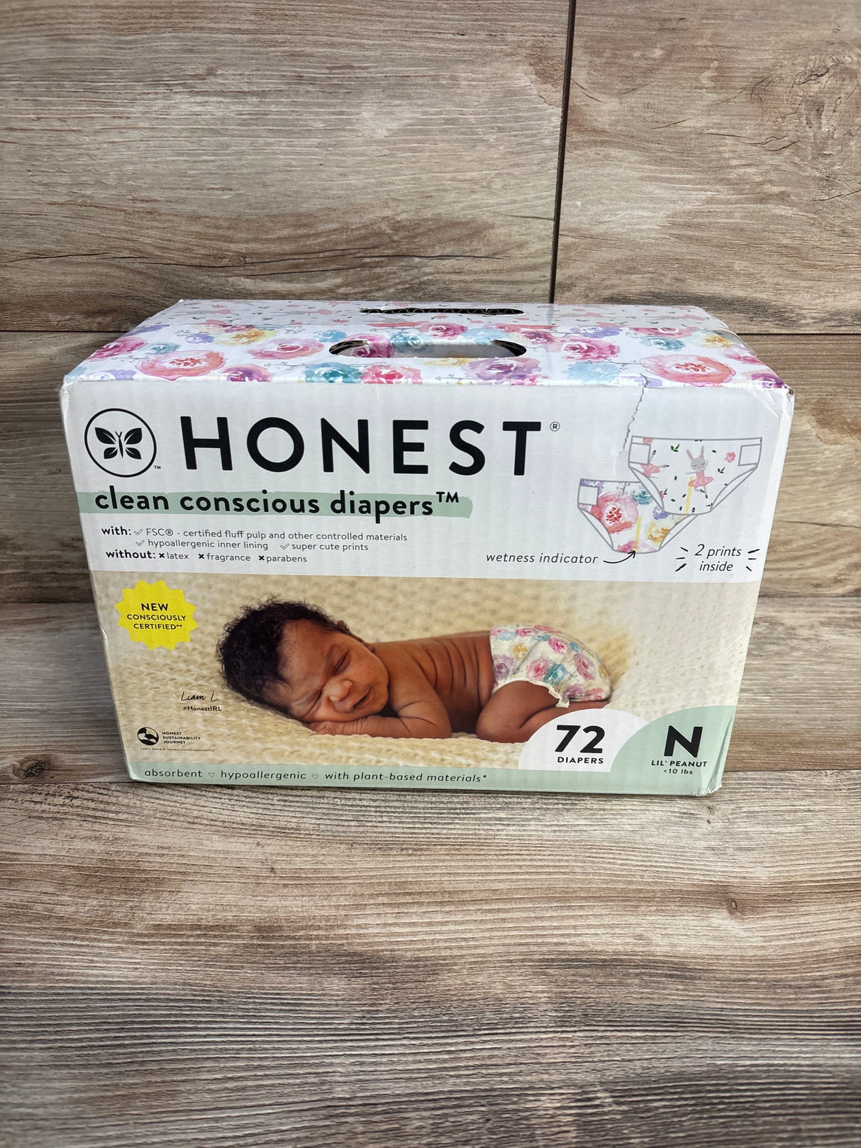 The Honest Company Clean Conscious Disposable Diapers Size Newborn, 72ct - Me n Mommy To Be