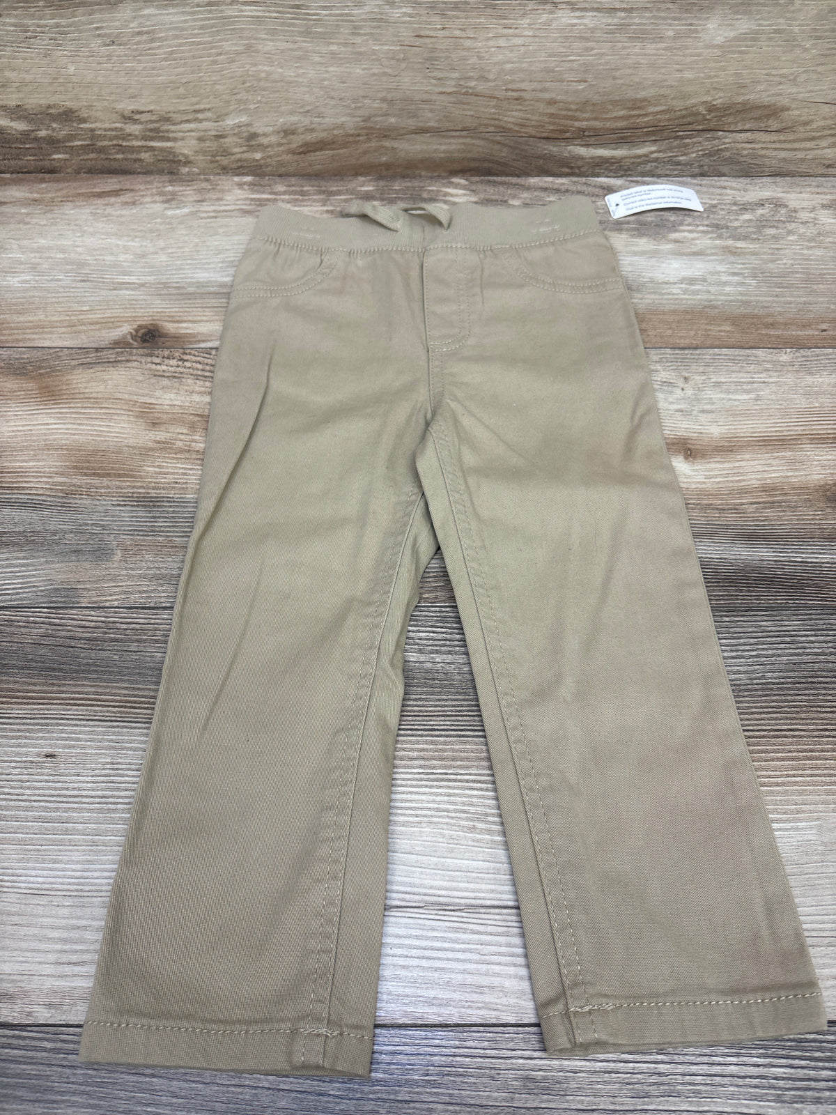 NEW Okie Dokie Drawstring Straight Pants Khaki sz 24m