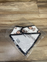 NEW Mommy & Cai Company Drake Bandana Bib White