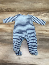 Carter's Striped Sleeper Blue sz 3m