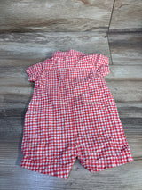 Carter's Polo Shortie Romper Red sz 3m