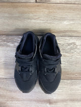 Nike Air Huarache Run Triple Black Sneakers sz 2Y
