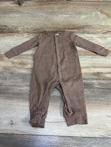 Modern Moments Ribbed Coverall Brown 6-9m