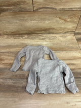 Carter's 2pk Kimono Shirts Grey sz Preemie