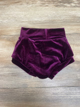 Velvet Bloomers Purple sz 0-3m