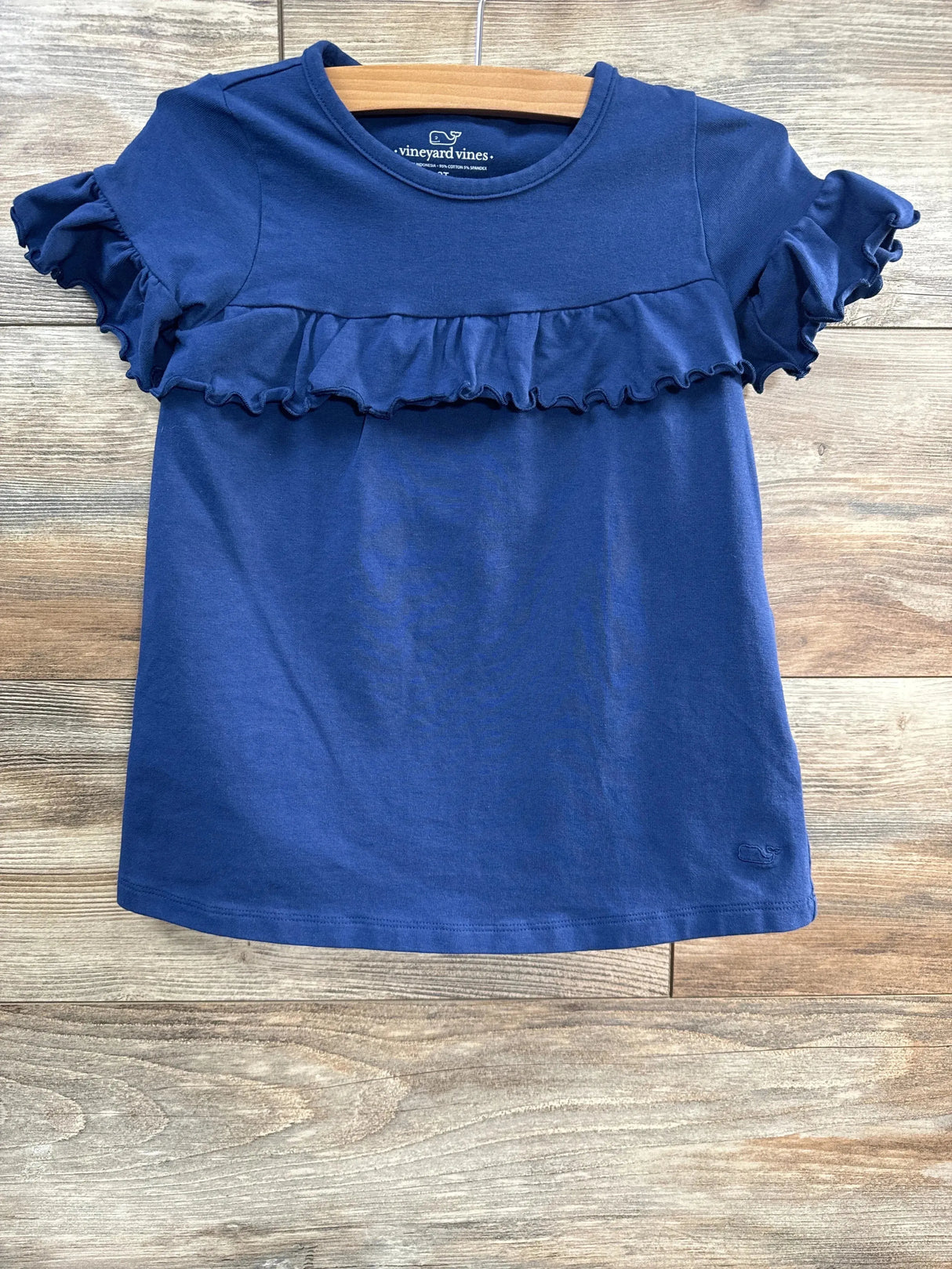 Vineyard Vines Ruffle Dress Navy sz 2T