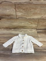 OshKosh Collared Knit Cardigan White sz 3m