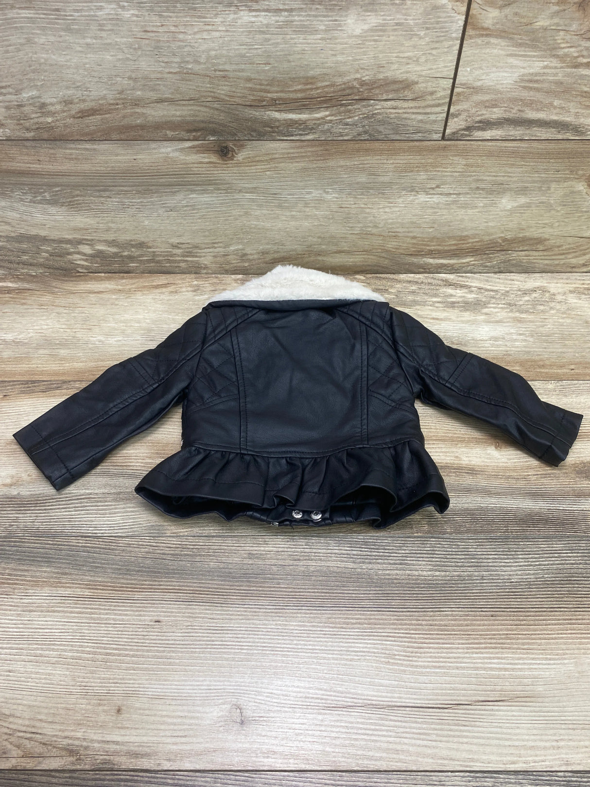 Urban Republic Faux Leather Jacket Black sz 6-9m