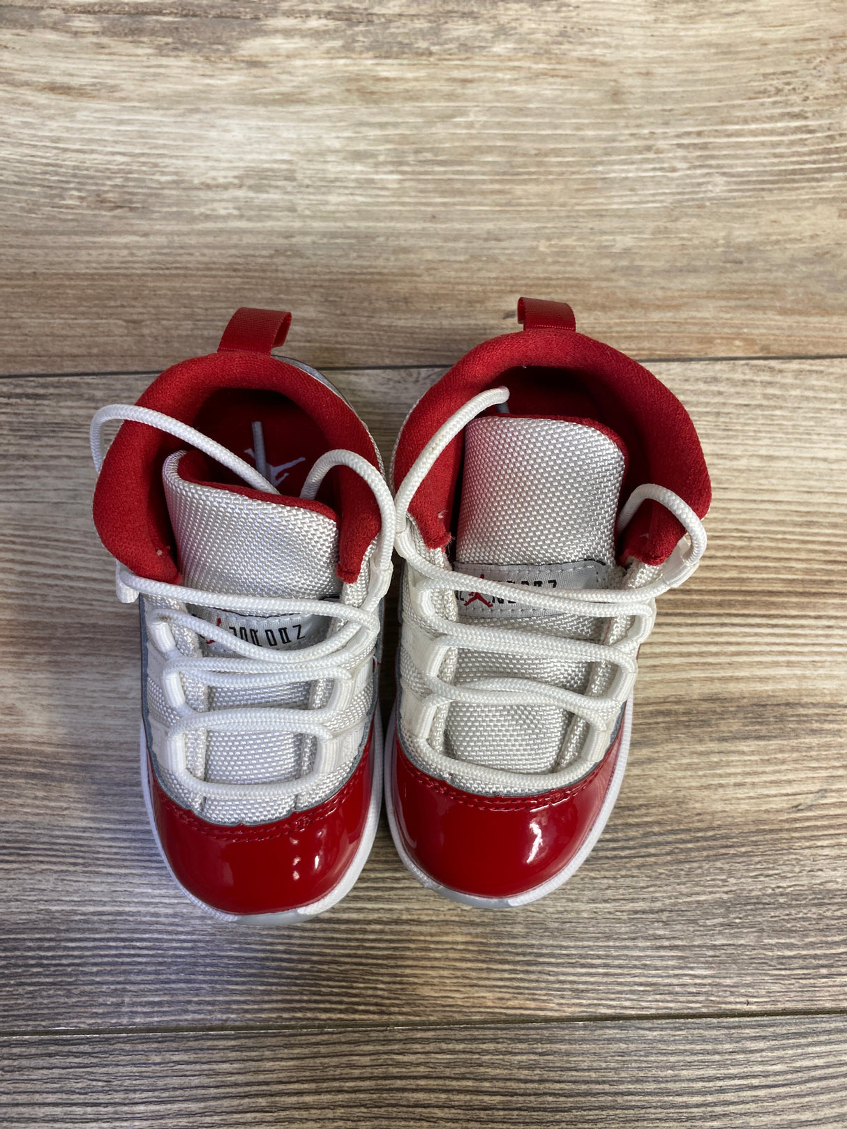 Air Jordan 11 Retro TD 'Cherry' Sneakers, White/Red sz 6c