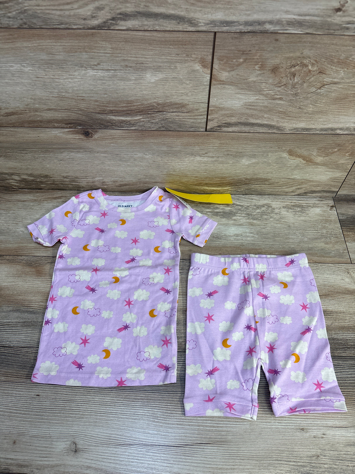 NEW Old Navy 2pc Cloud Print Pajama Set Lilac sz 5T