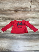 Disney Minnie Mouse Shirt Red sz 3T