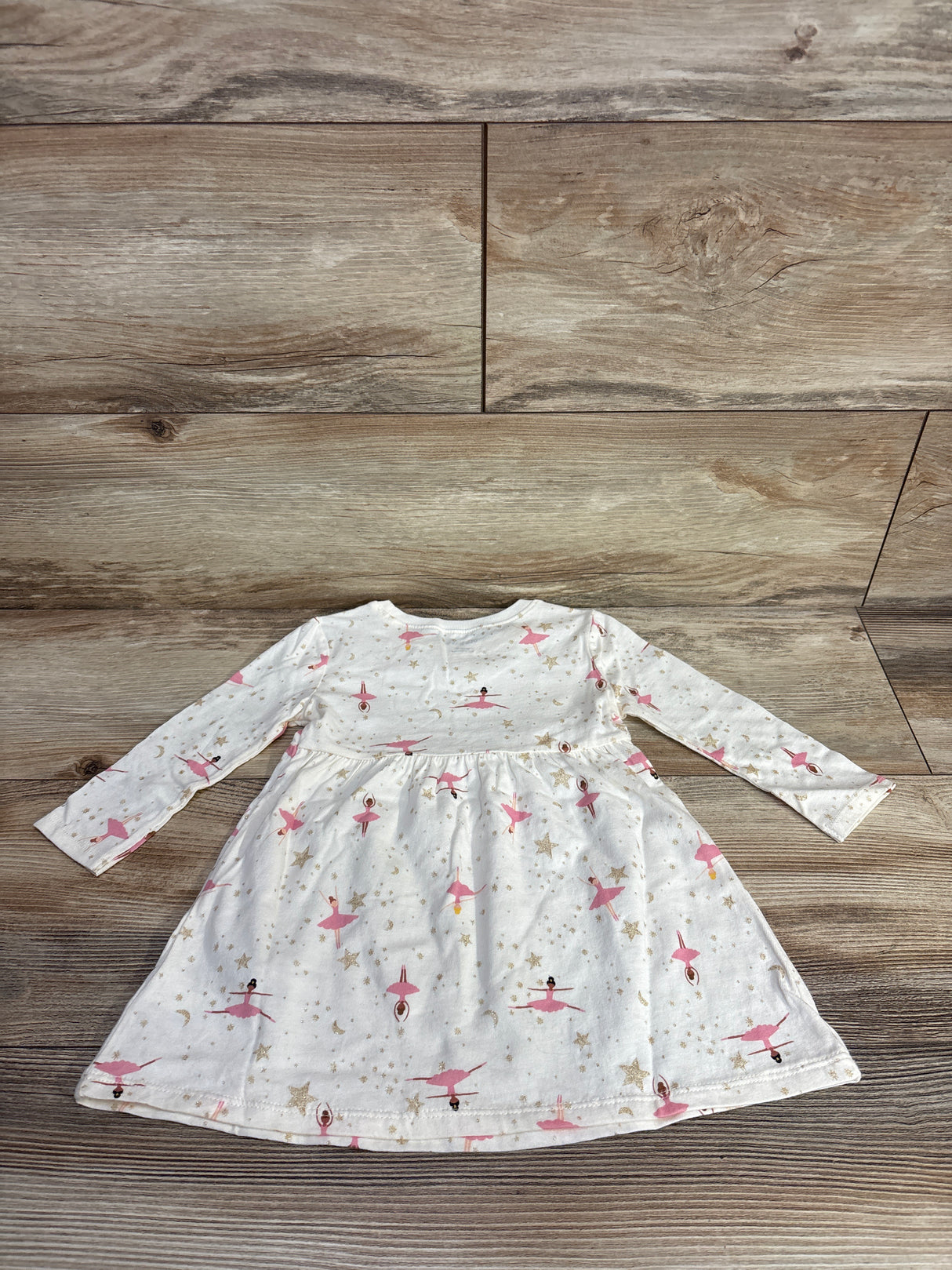 Old Navy Long Sleeve Dress Ivory sz 12-18m