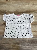 Cat & Jack Dots Shirt White sz 18m