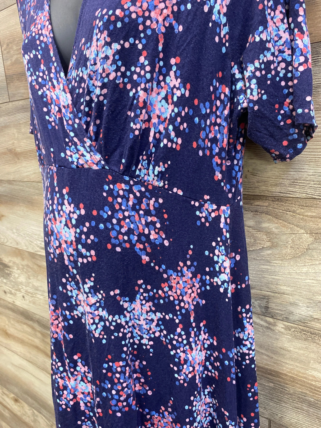 Motherhood Maternity Starburst Summer Dress Navy sz XL