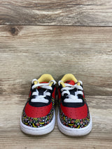 Nike Force 1 TD 'Strawberry Banana' Sneakers sz 5c