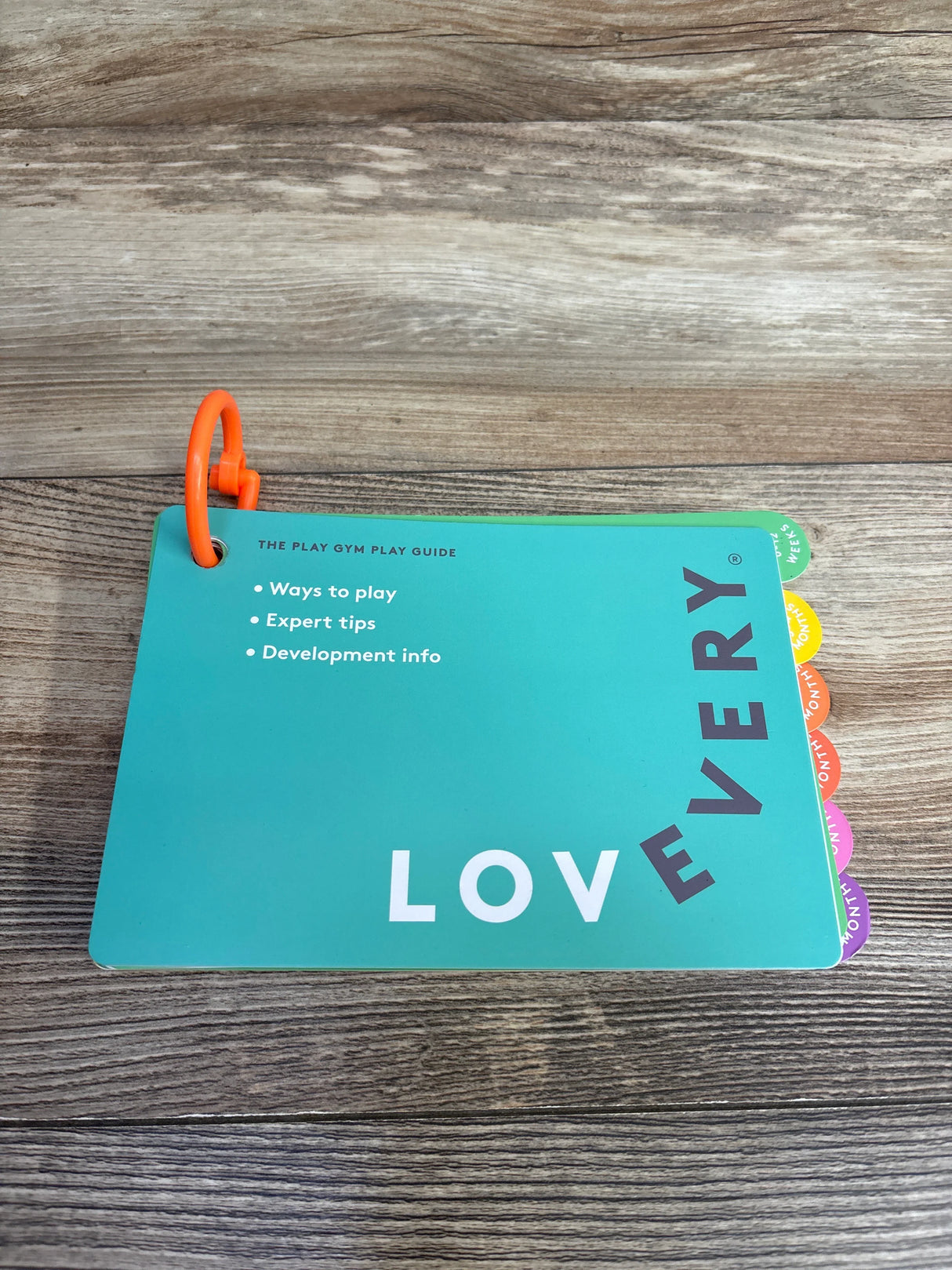 Lovevery The Play Gym Play Guide Teal
