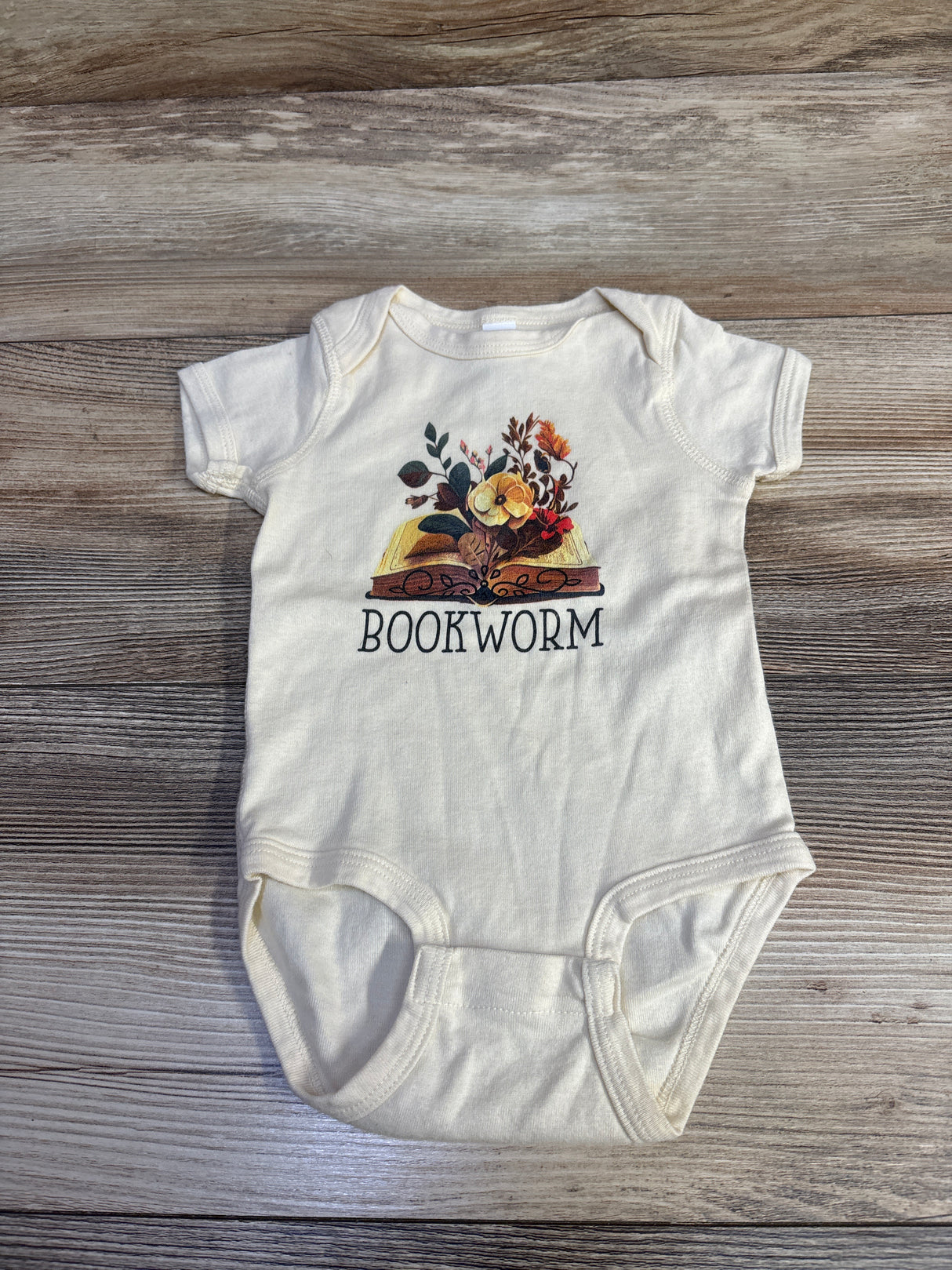 Rabbit Skins Bookworm Bodysuit Ivory sz 12m