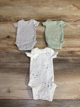 Just One You 3pk Ribbed Bodysuit Set Sage sz Preemie
