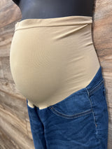 Indigo Blue Full Panel Maternity Jeans Blue sz Medium