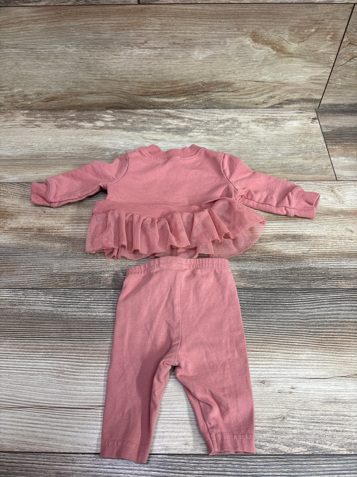 Carter's 2pc Sweatshirt & Pants Set Pink sz Newborn