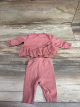 Carter's 2pc Sweatshirt & Pants Set Pink sz Newborn