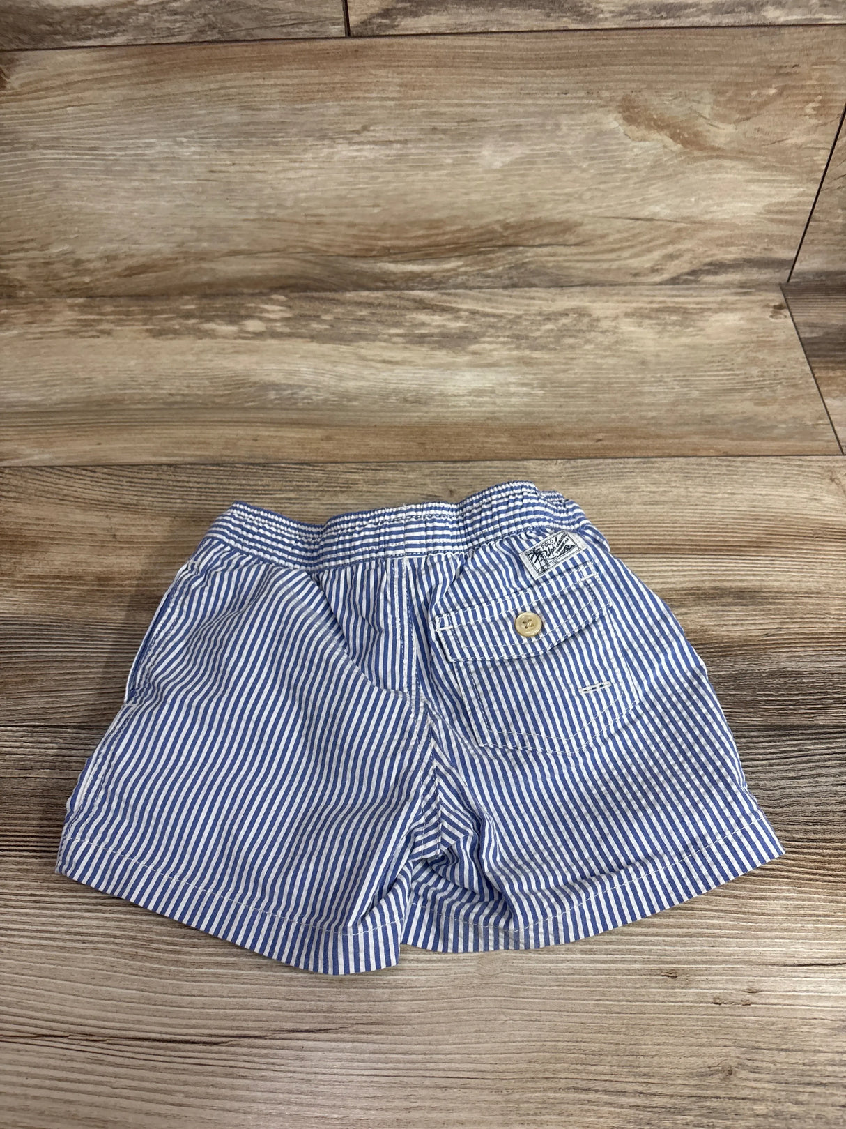 Polo Ralph Lauren Traveler Stretch Seersucker Swim Trunks Blue sz 3T
