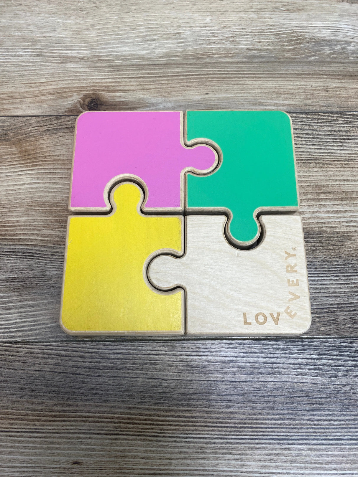 Lovevery Chunky Wooden Jigsaw Puzzle