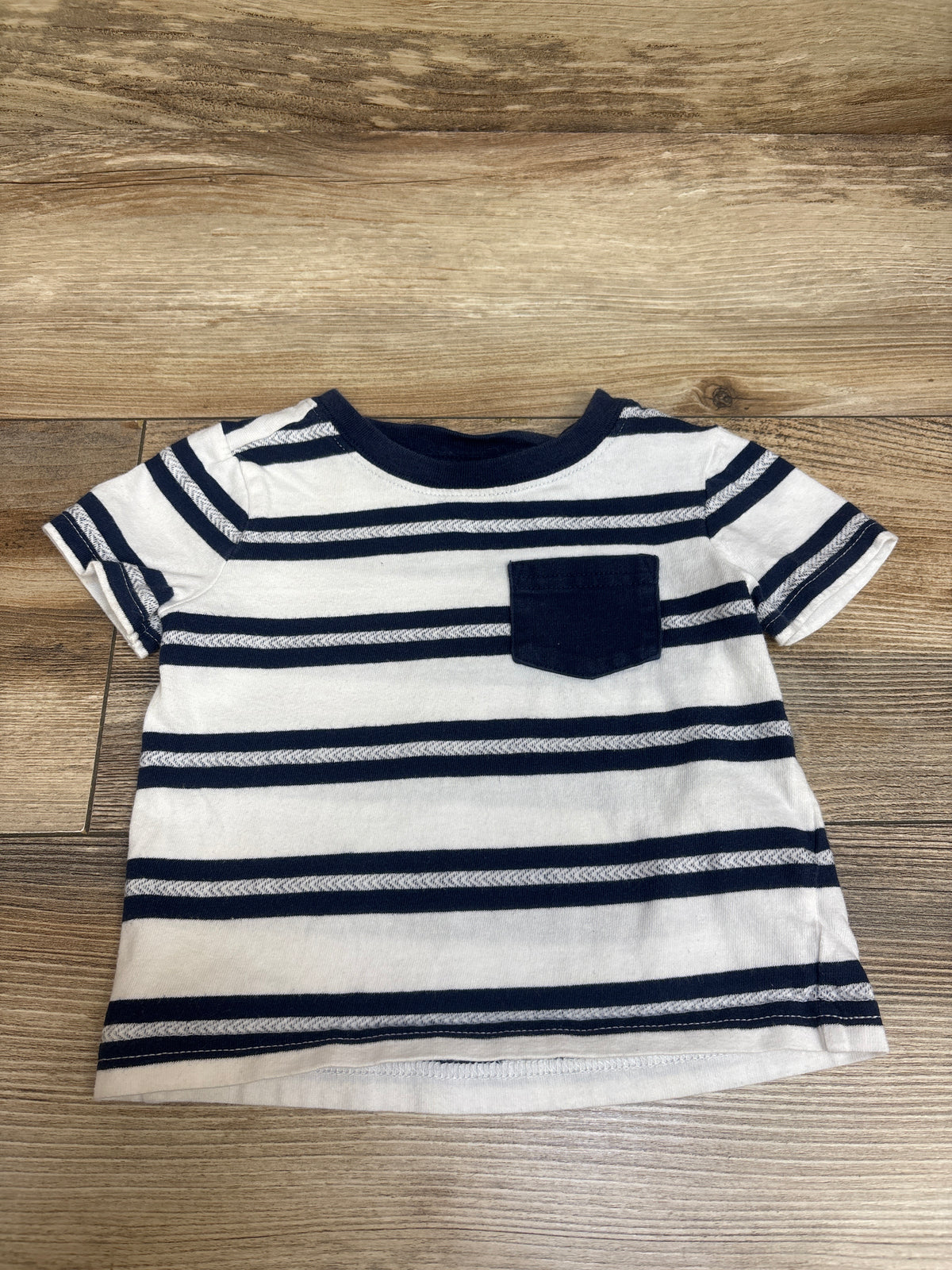 Janie & Jack Striped Shirt White sz 6-12m
