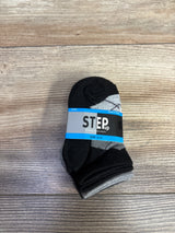 NEW Step Up Socks Black/Grey 3pk sz 0-12m