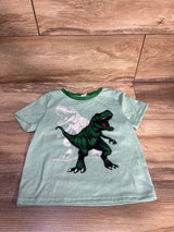 Shein Dinosaur Shirt Green sz 4T