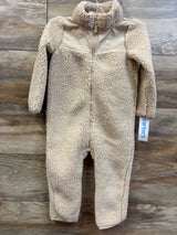 NEW Carter's Embroidered Sherpa Coverall Beige sz 24m