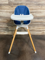 Tameler 3-in-1 Wooden Baby Feeding High Chair Blue