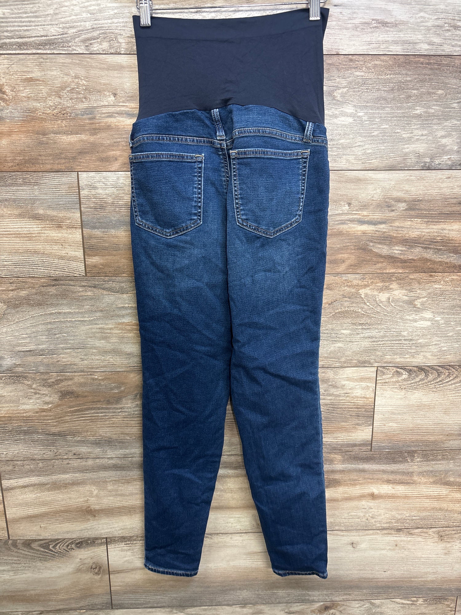 a:glow Maternity Full Panel Jeggings Blue sz Large (10)