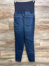 a:glow Maternity Full Panel Jeggings Blue sz Large (10)