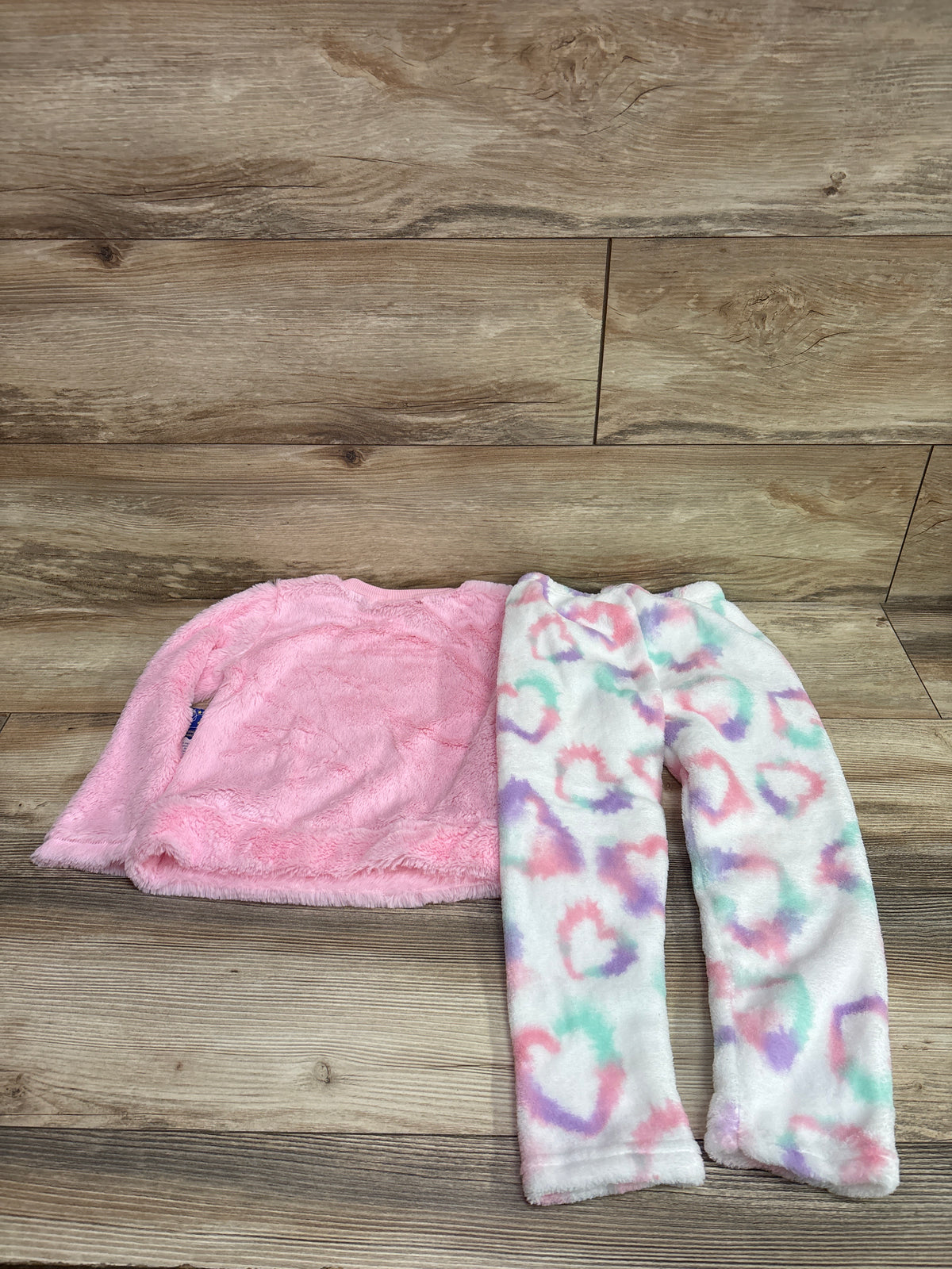 NEW Bmagical by Btween 2pc Plush Pajama Set Pink sz 4T