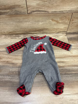 Baby Essentials I Believe Footed Coverall Grey sz 3m