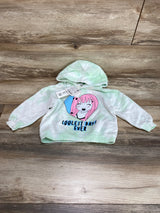 NEW Zara Green Tie Dye Coolest Days Ever Hoodie 12-18m