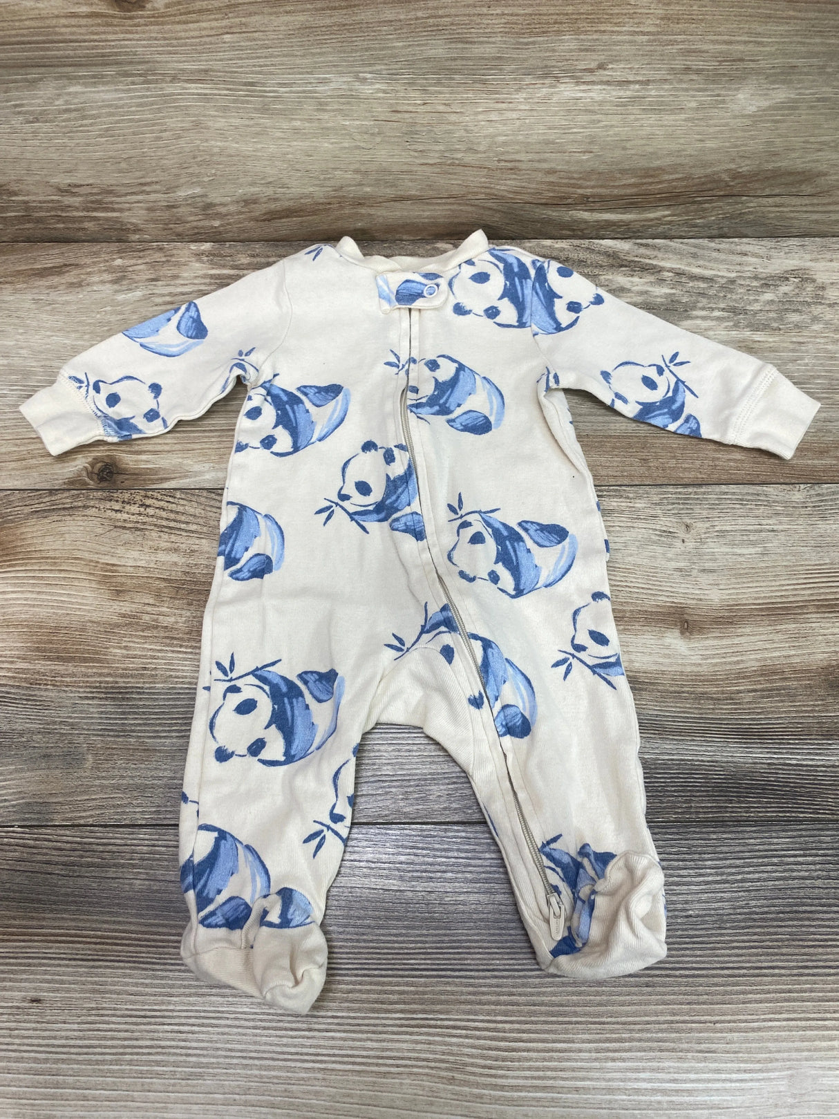 Carter's Panda Print Sleeper Beige sz 3m