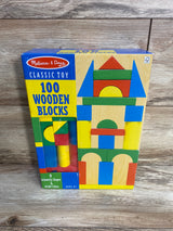 NEW Melissa & Doug Wooden Blocks 100ct.