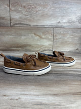 Old Navy Faux-Leather Boat Shoes Cognac sz 7c